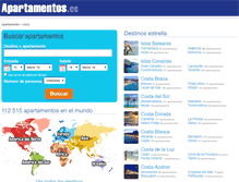 Tablet Screenshot of apartamentos.es